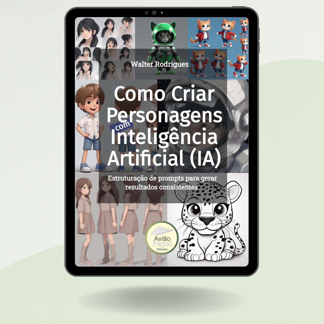 E-book Como criar personagens com Inteligência Artificial (IA): estruturação de prompt para gerar resultados consistentes